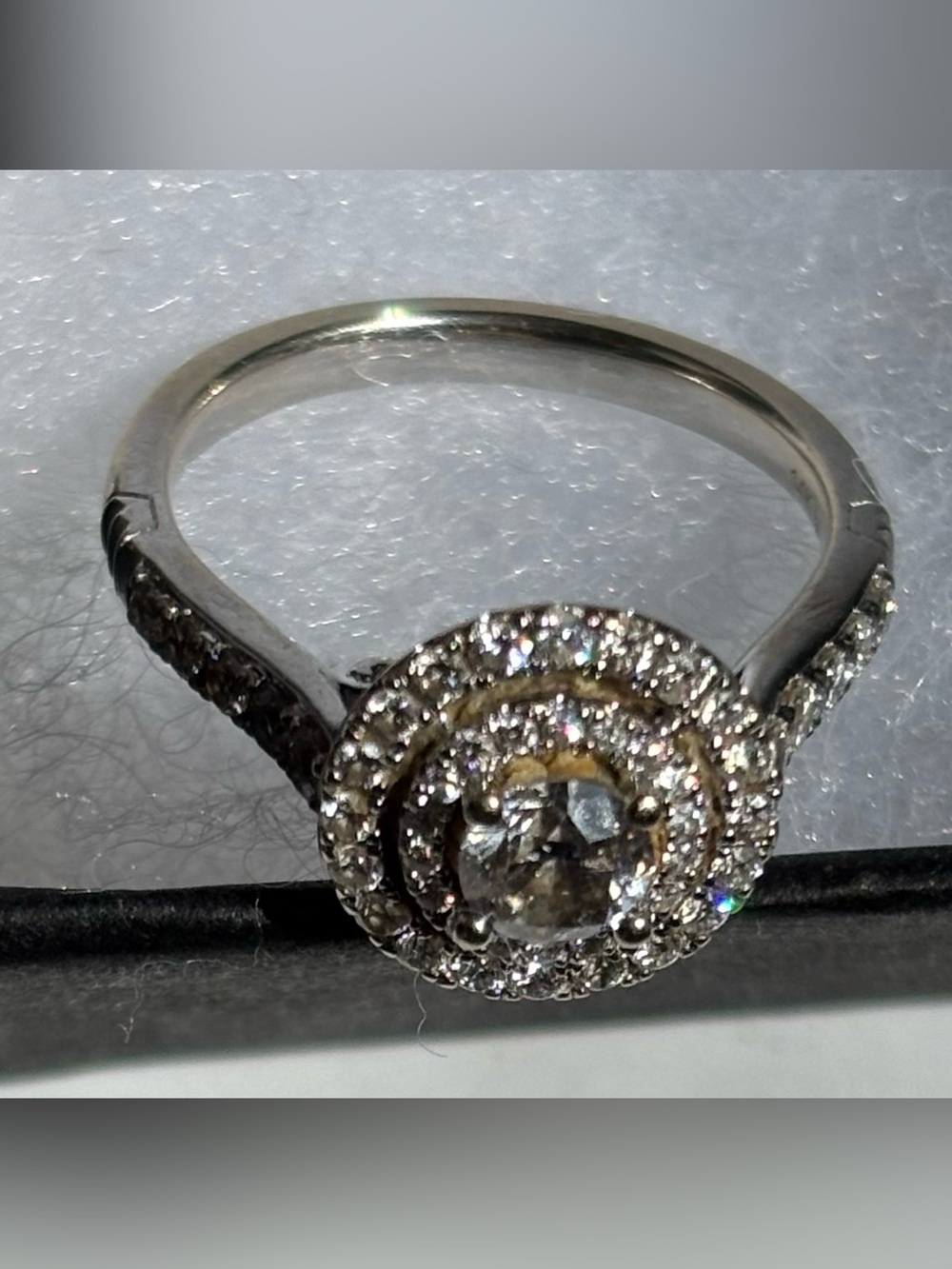 Zales Enchanted Disney Princess 1 CT Diamond Crown Ring 14K Two Tone 7